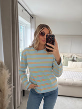 Load image into Gallery viewer, PENNY BLUE STRIPE LONG SLEEVE T SHIRT