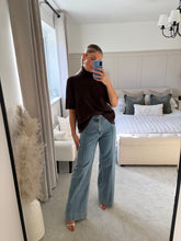 Load image into Gallery viewer, BREE HIGH WAISTED SEAM FRONT WIDE LEG JEANS