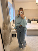 Load image into Gallery viewer, BREE HIGH WAISTED SEAM FRONT WIDE LEG JEANS