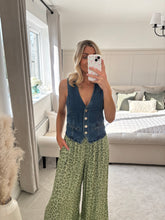 Load image into Gallery viewer, MELANIE BLUE DENIM WAISTCOAT