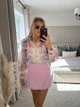 Load image into Gallery viewer, ORLA LILAC FLORAL SHEER BLOUSE WITH CAMI