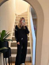 Load image into Gallery viewer, YASMIN BLACK STITCH DETAIL LOUNGEWEAR SET