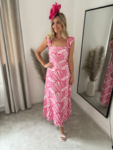 Load image into Gallery viewer, ORLA PINK BRODERIE ANGLAISE DRESS
