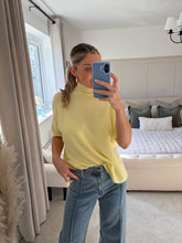 Load image into Gallery viewer, KIMMY YELLOW HIGH NECK KNIT JUMPER