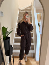 Load image into Gallery viewer, AMBER BROWN STUD LOUNGE CO-ORD