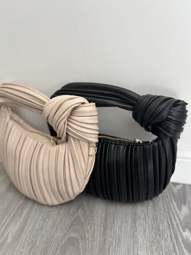 DEE BLACK KNOT HANDBAG