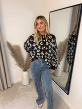 Load image into Gallery viewer, ALBA LEOPARD PRINT BROWN BUTTONED CARDIGAN