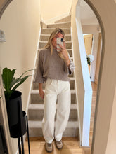 Load image into Gallery viewer, ALANA CREAM BALLOON DENIM JEANS