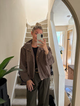 Load image into Gallery viewer, HALLIE BROWN CHECK LIGHTWEIGHT JACKET