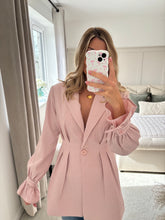 Load image into Gallery viewer, BAILEY PINK PINSTRIPE BLAZER