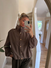 Load image into Gallery viewer, HALLIE BROWN CHECK LIGHTWEIGHT JACKET
