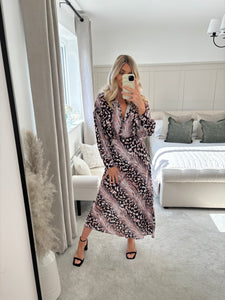 JENNA ANIMAL PRINT BLOUSE