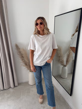 Load image into Gallery viewer, CHLOE WHITE BOW BACK T SHIRT
