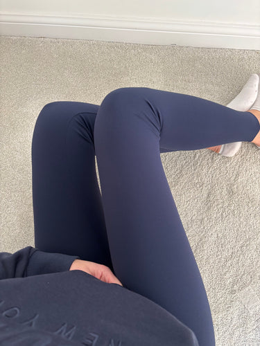 THEA NAVY HIGH WAISTED ENERGY LEGGINGS