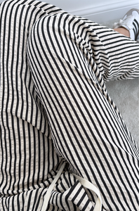 CANDICE CASUAL STRIPE WIDE LEG TROUSER