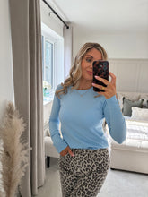 Load image into Gallery viewer, ELLA BLUE SOFT TOUCH FINE KNIT JUMPER