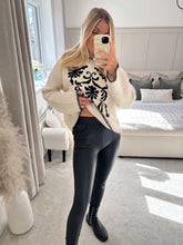 Load image into Gallery viewer, ANYA BLACK LEATHER LOOK JEGGINGS