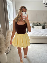 Load image into Gallery viewer, EFFIE BUTTERMILK LAYERED FLOATY SHORTS