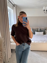 Load image into Gallery viewer, KIMMY BROWN HIGH NECK KNIT JUMPER