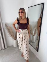 Load image into Gallery viewer, HATTIE BROWN RIBBED KNIT VEST TOP