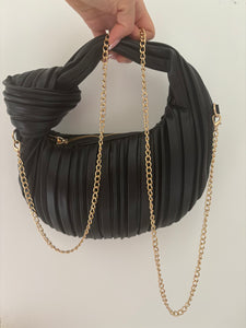 DEE BLACK KNOT HANDBAG