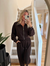 Load image into Gallery viewer, AMBER BROWN STUD LOUNGE CO-ORD