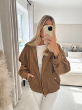 Load image into Gallery viewer, GINA CAMEL FAUX SUEDE JACKET