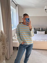 Load image into Gallery viewer, PENNY BLUE STRIPE LONG SLEEVE HEAVYWEIGHT T SHIRT