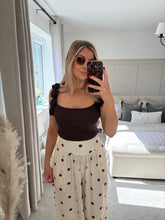 Load image into Gallery viewer, HATTIE BROWN RIBBED KNIT VEST TOP