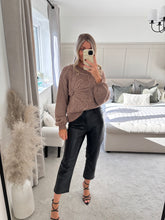 Load image into Gallery viewer, KENNEDY BROWN SHIMMER KNIT JUMPER