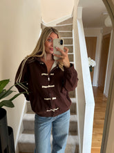 Load image into Gallery viewer, ERIN BROWN SIDE STRIPE JACKET