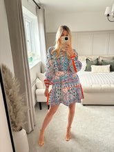Load image into Gallery viewer, ZITA BELTED PRINT DRESS