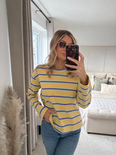 Load image into Gallery viewer, PENNY YELLOW STRIPE LONG SLEEVE T SHIRT