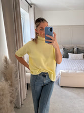 Load image into Gallery viewer, KIMMY YELLOW HIGH NECK KNIT JUMPER