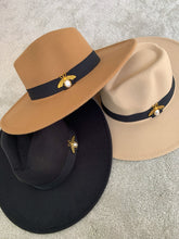 Load image into Gallery viewer, BEE EMBELLISHED FEDORA