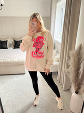 Load image into Gallery viewer, ROCK &amp; ROLL MAMA BEIGE OVERSIZED JUMPER